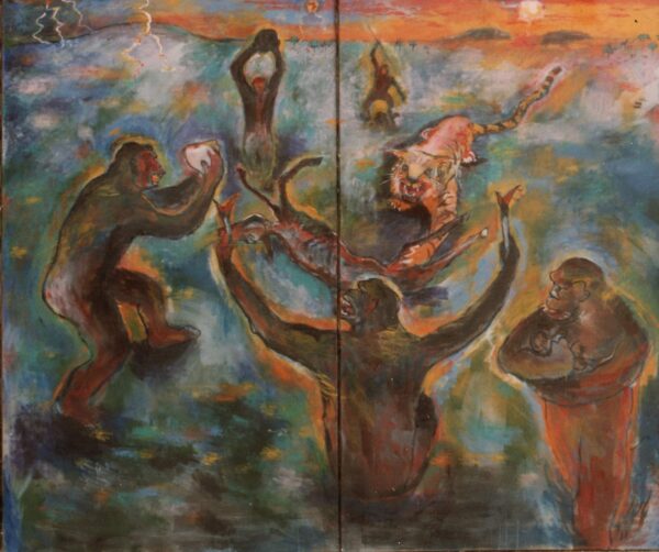 Abefest (1987). 240cm x 120cm.