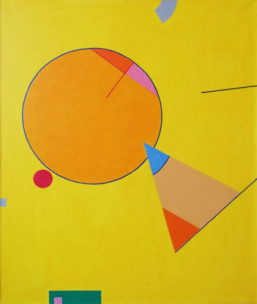 Abstrakt J13 (2024). 50cm x 60cm.