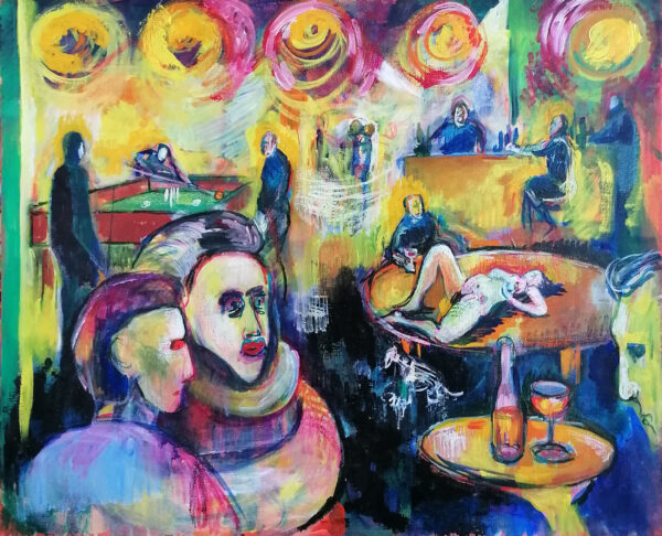 Barflies (1994). 98cm x 88cm