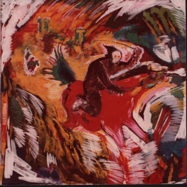 Den sidste rytter (1984). 90cm x 110cm.