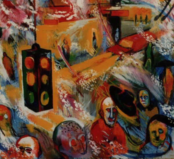 Mental istid (1998). 100cm x 100cm.