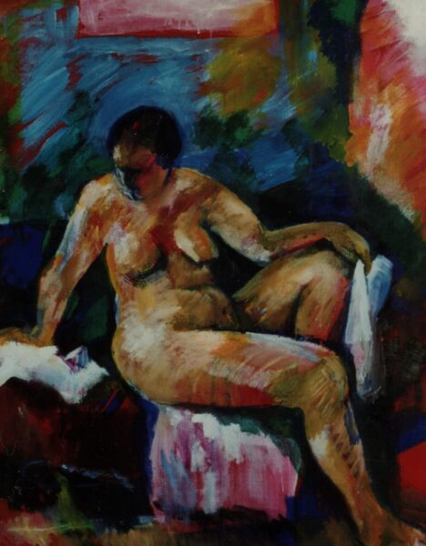 Modelstudie (1997). 90cm x 120cm.