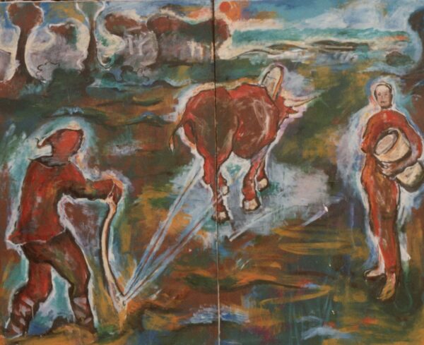 Plov og sædekorn (1986). 240cm x 180cm.